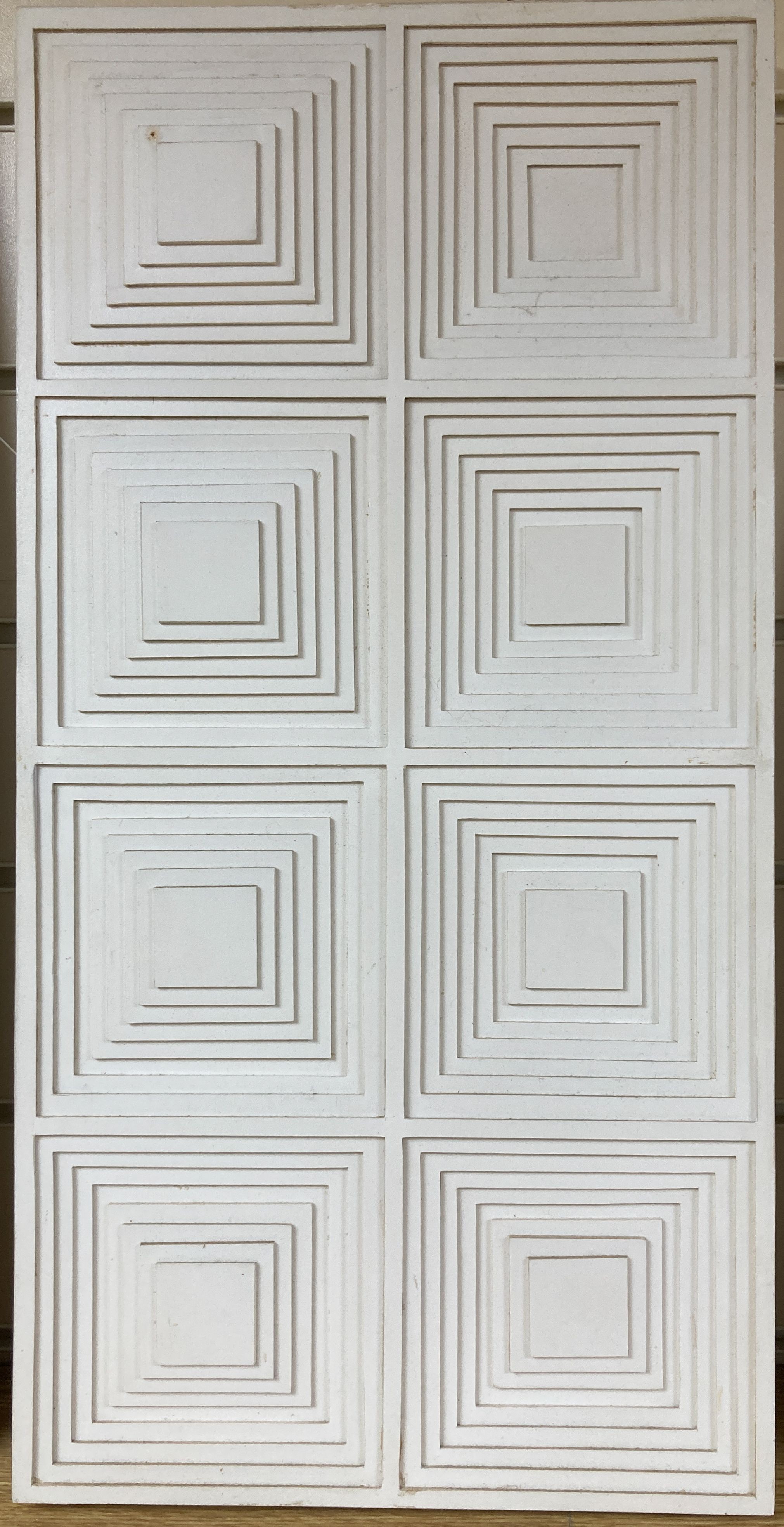 Barbara Frey (1909-2000), expanded pvc sculpture, 'Permutation of 7', label verso, 53 x 27cm.